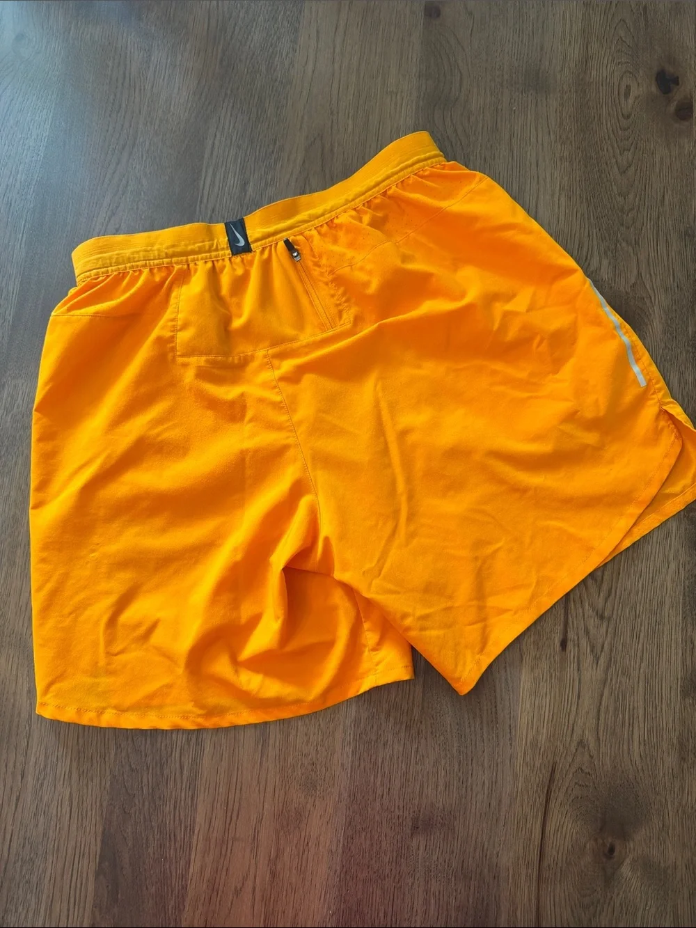 Men's Bright Orange Running Shorts